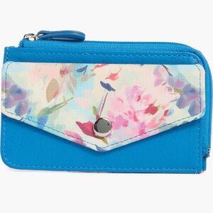 Mundi Floral Blue Holder Wallet